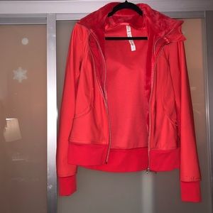 Pink Lululemon jacket with liner